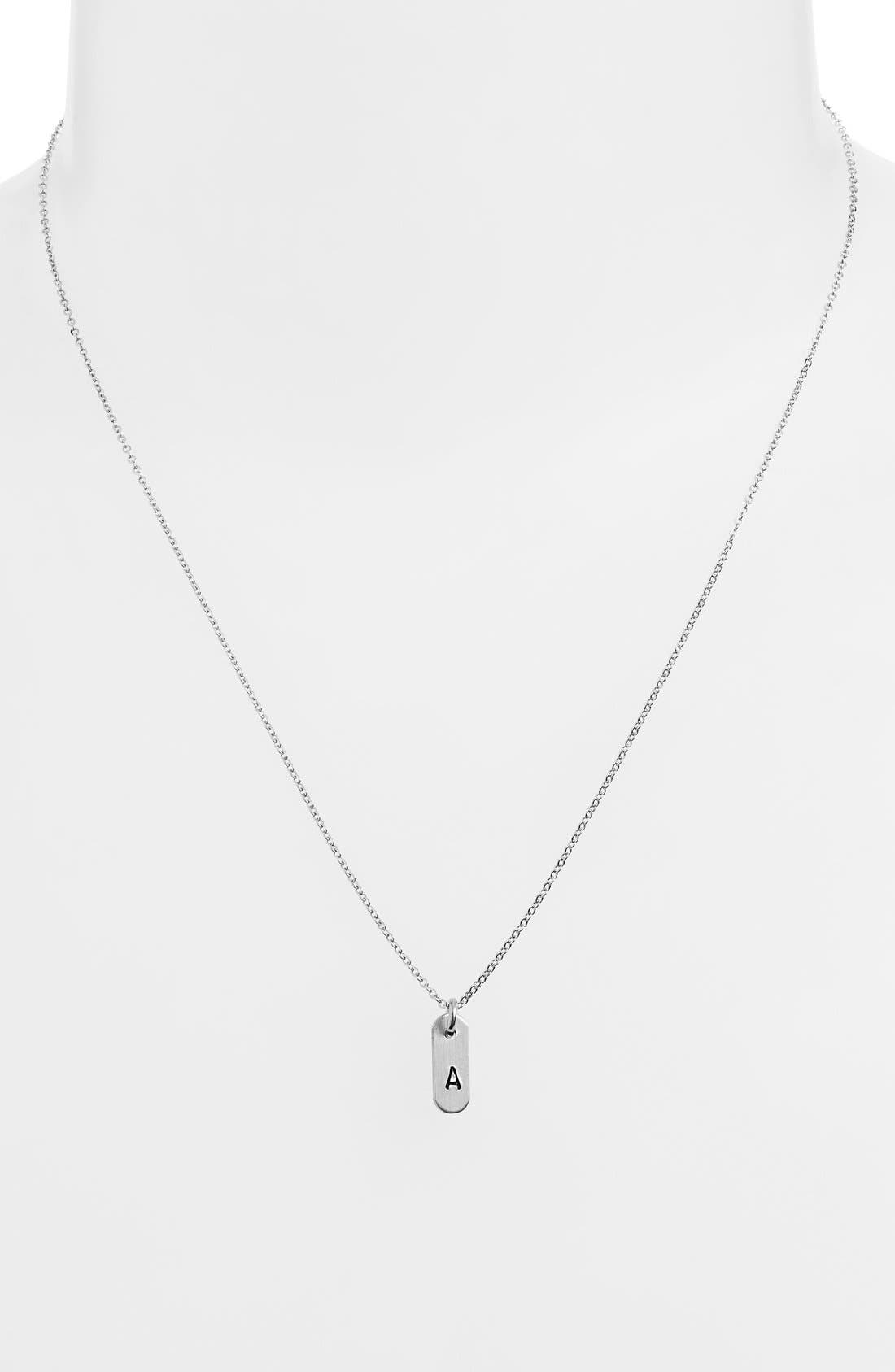 silver bar necklace nordstrom