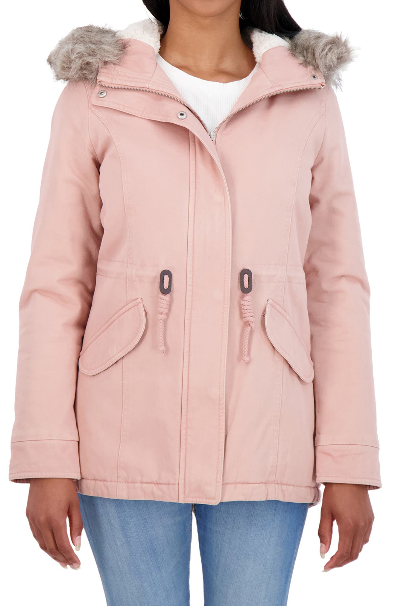 pink outerwear