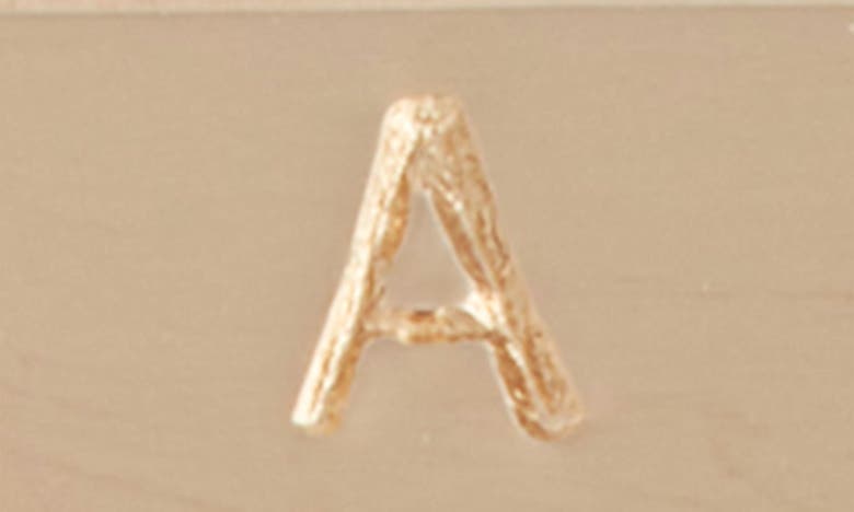 Nashelle Hadley Initial Bar Bracelet In Yellow Gold Fill - A