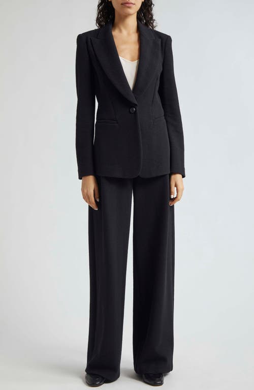 EMPORIO ARMANI EMPORIO ARMANI CHEVRON ONE-BUTTON BLAZER