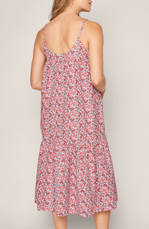 Shop Petite Plume Chloe Fleurs Des Bois Cotton Nightgown In Pink