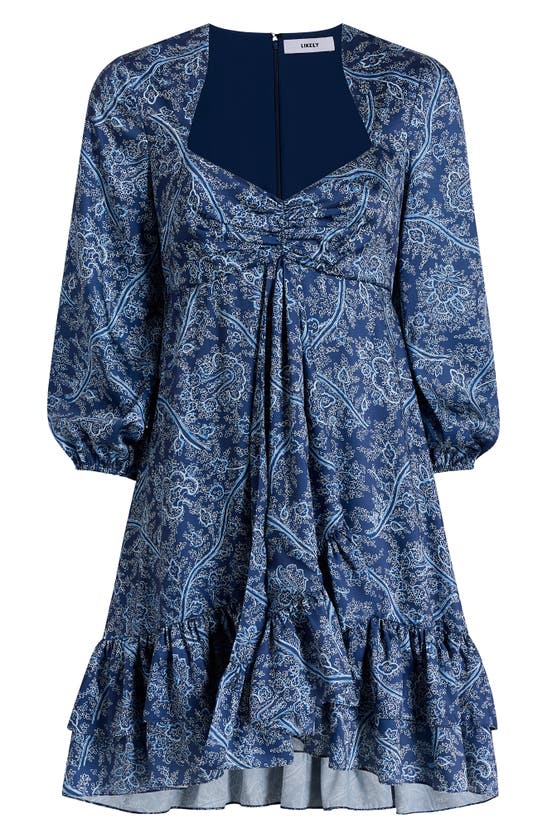 LIKELY SHAWN FLORAL PRINT BABYDOLL DRESS