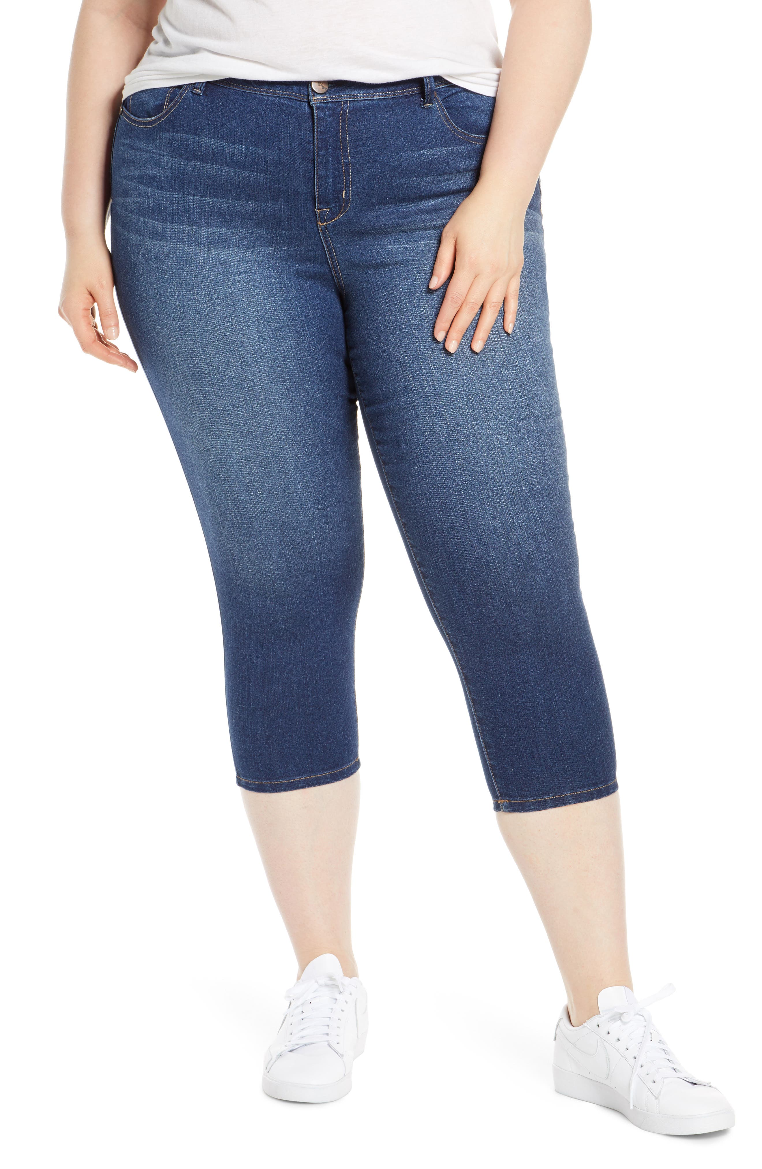 plus size cropped jeggings