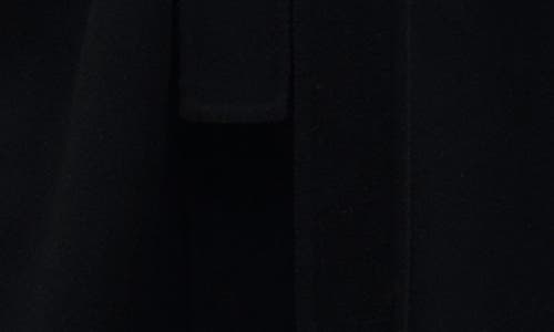 Mango Tie Belt Wool Blend Coat In Black