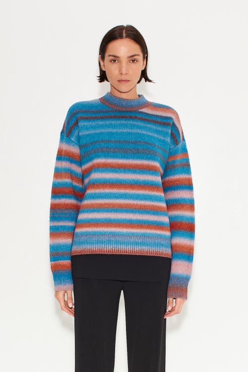 Shop Simonmiller Calder Knit Sweater In Matisse Blue Multi