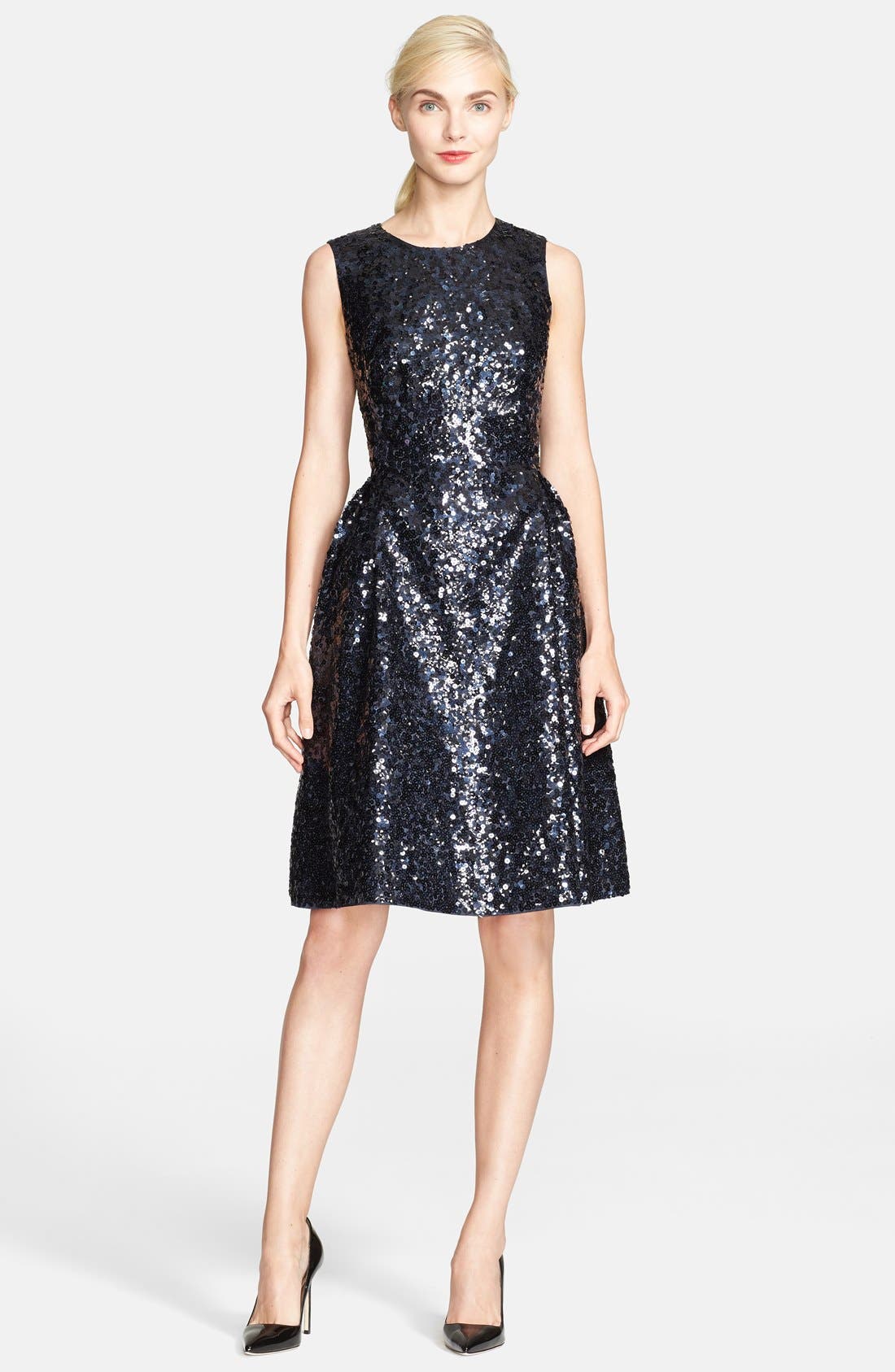 kate spade new york sequin fit & flare dress Nordstrom