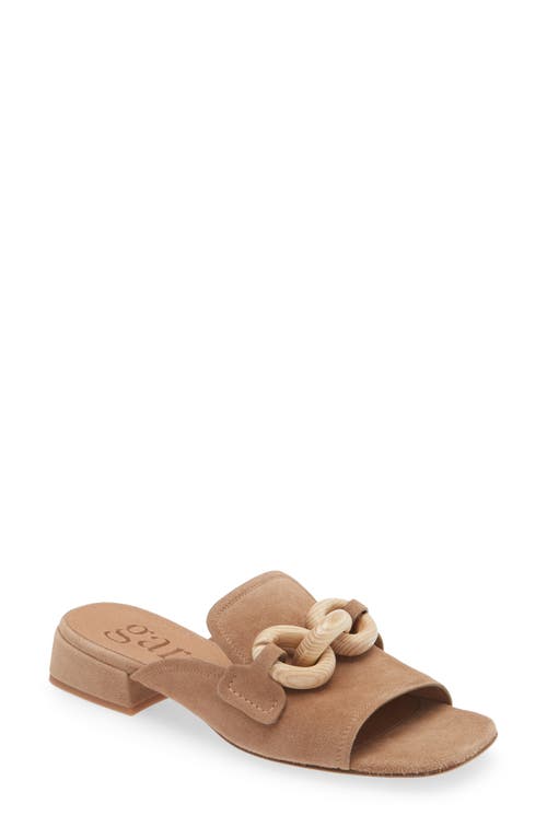 Pedro Garcia Enna Slide Sandal in Beige Plush Suede at Nordstrom, Size 6Us