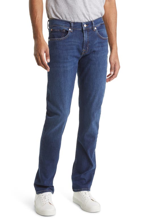7 For All Mankind The Straight Leg Jeans in Dark Blue