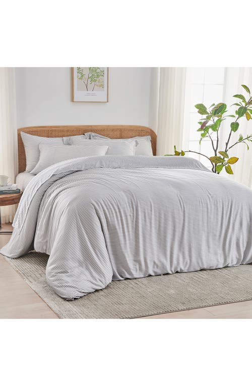 Shop Sijo Airyweight Duvet Cover In Stripe