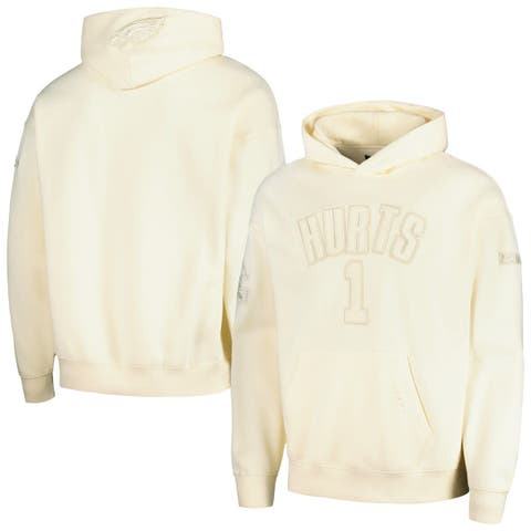 Los Angeles Angels Men's 47 Brand Cooperstown Cream Pullover Jersey Hoodie - Small