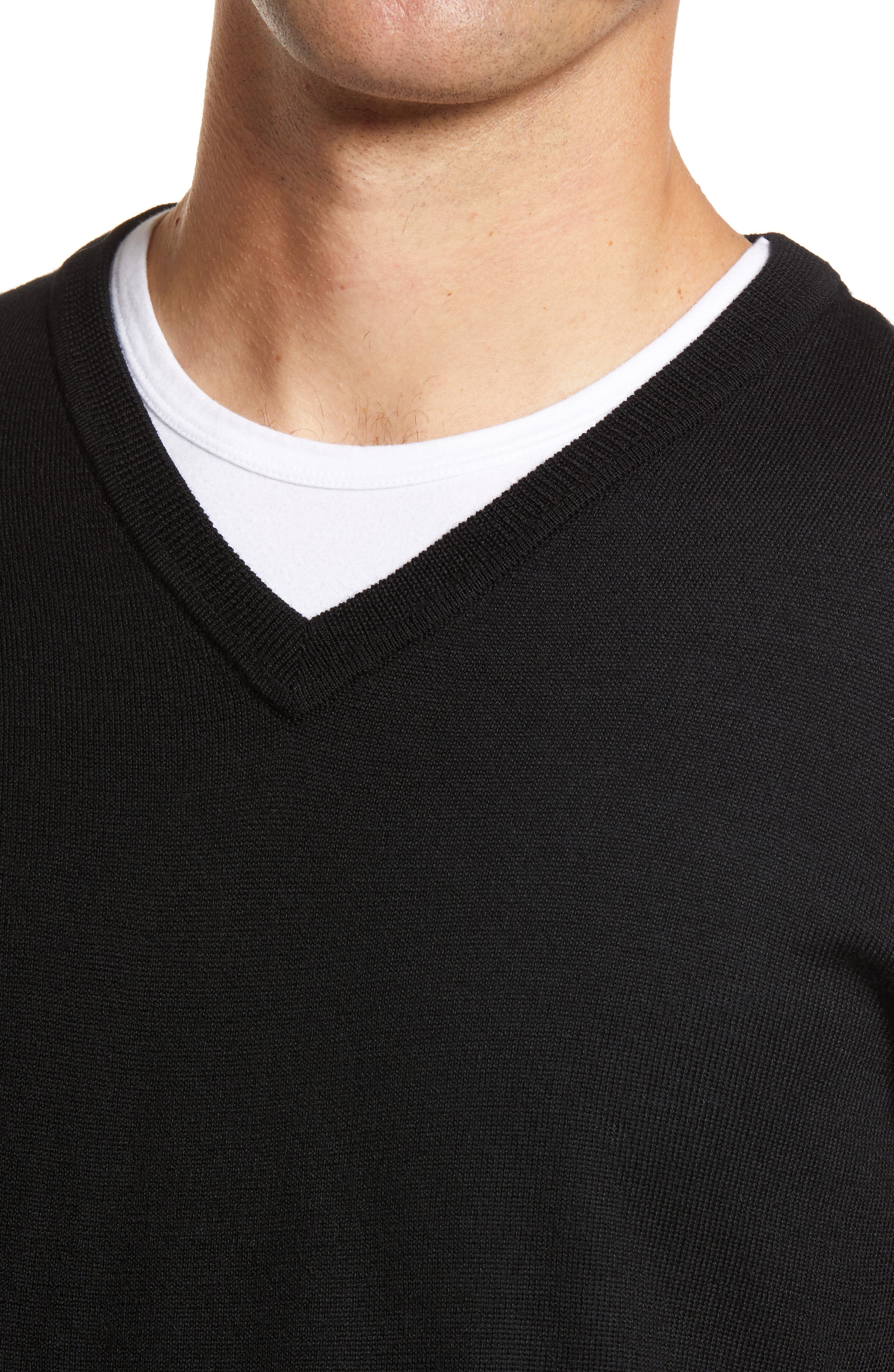 Nordstrom Washable Merino V-Neck Sweater | Nordstrom