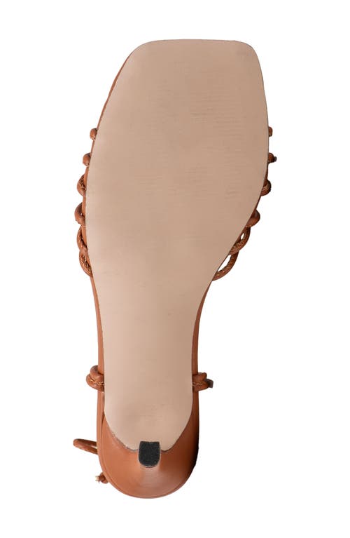 CHASE & CHLOE CHASE AND CHLOE ANKLE TIE SANDAL