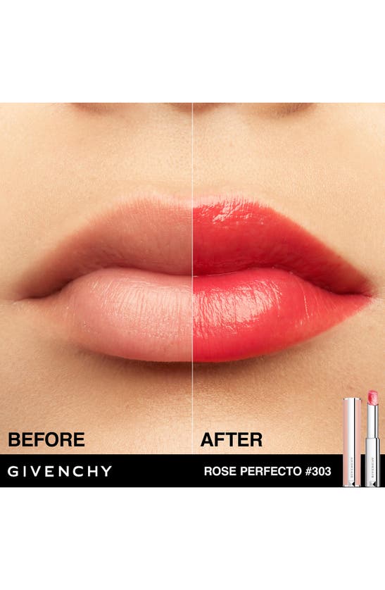 Shop Givenchy Rose Hydrating Lip Balm In 303 Soothing Red