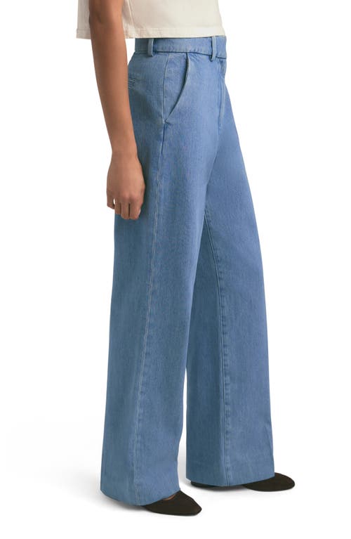 Shop Favorite Daughter The Fiona High Waist Wide Leg Trouser Jeans In Seaport