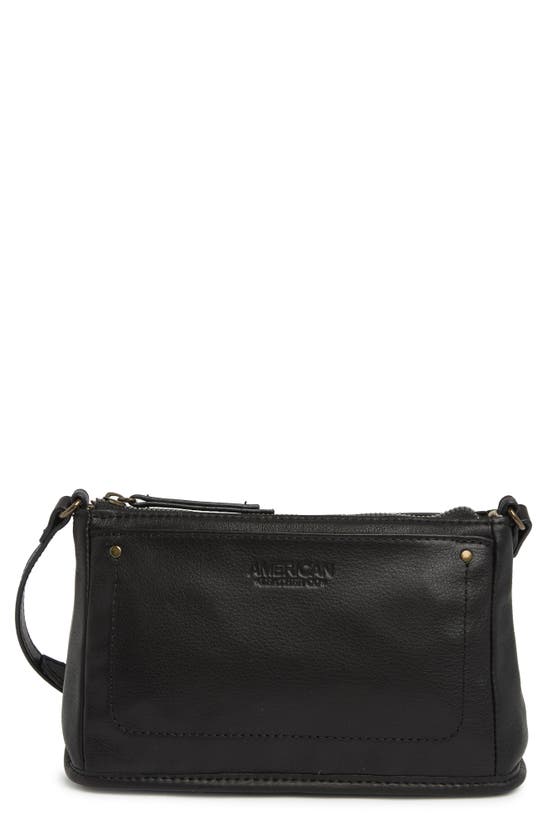 AMERICAN LEATHER CO. DEAN LEATHER CROSSBODY BAG 