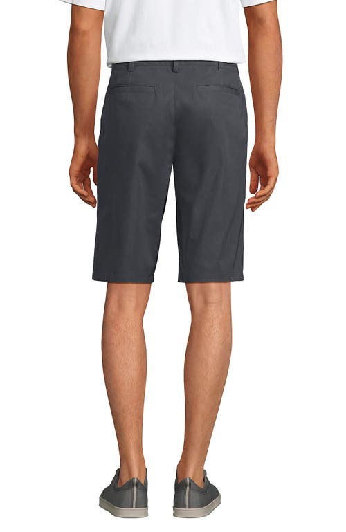 Shop Lands' End School Uniform  Active Chino Shorts In Arctic Gray