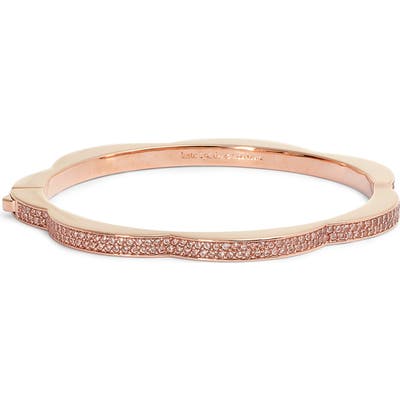 Kate Spade New York Sliced Scallops Pave Hinged Bangle