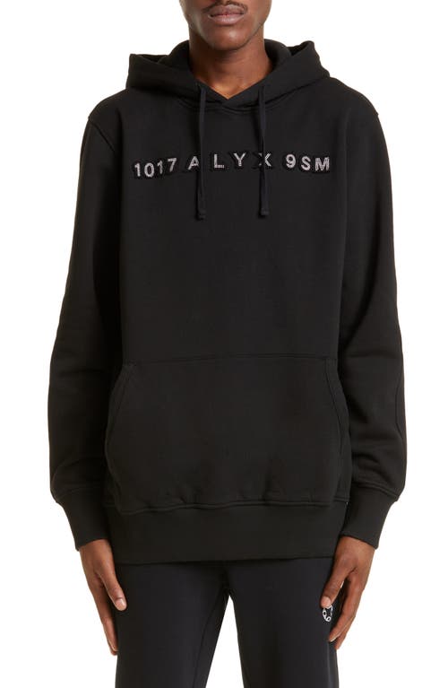1017 ALYX 9SM Men's Cotton Logo Hoodie in Black