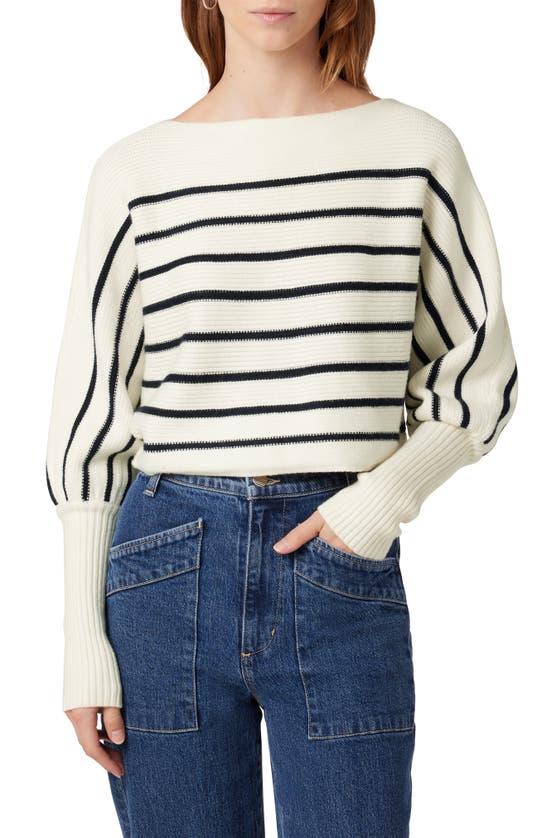 Joe's The Karina Breton Stripe Crop Sweater