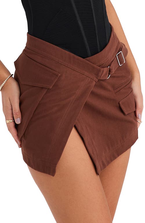 Mistress Rocks Utility Skirt In Cocoa