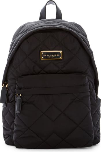 Marc Jacobs Mini Leather Backpack (Black)