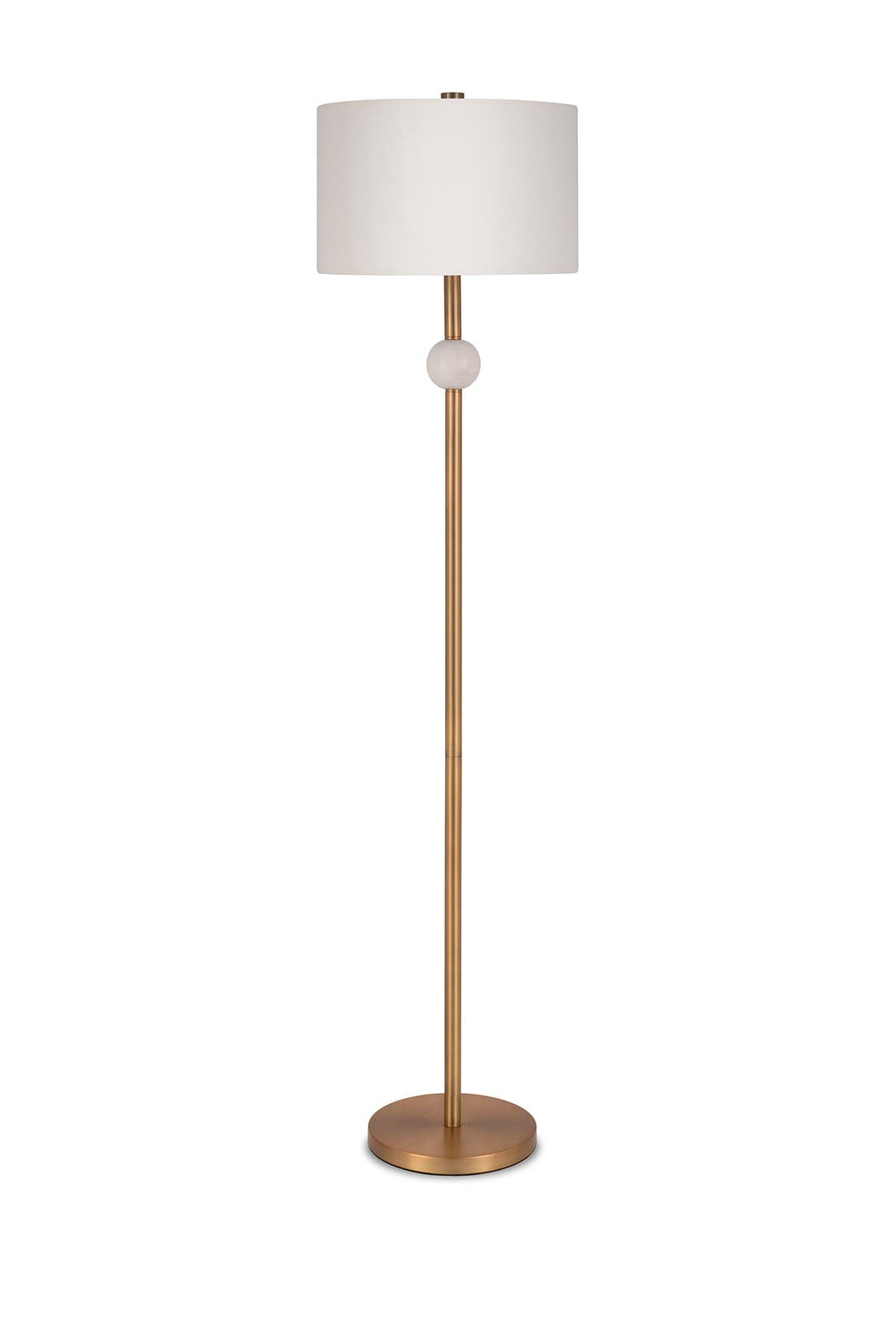 Addison And Lane Lorna Floor Lamp In Brass