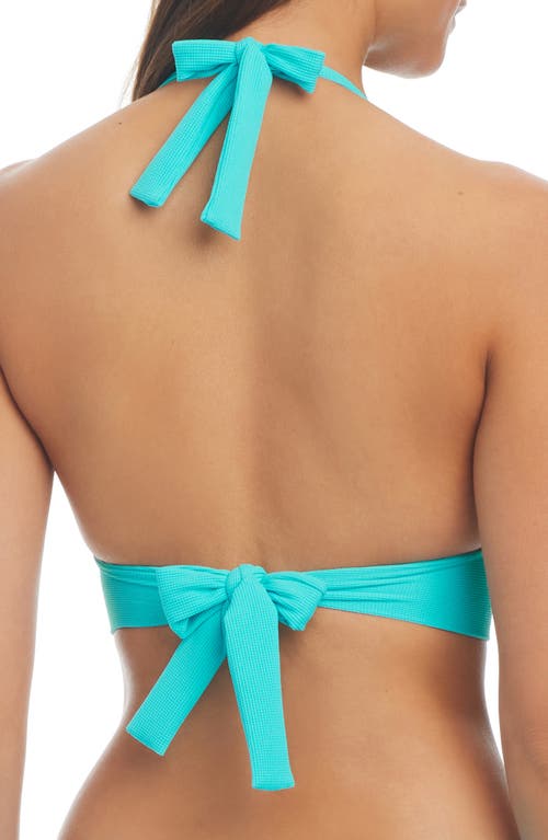 Bleu Rod Beattie Rod Beattie Halter Bikini Top In Lagunita