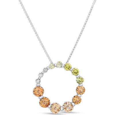 Lisa Michele Cubic Zirconia Pendant Necklace
