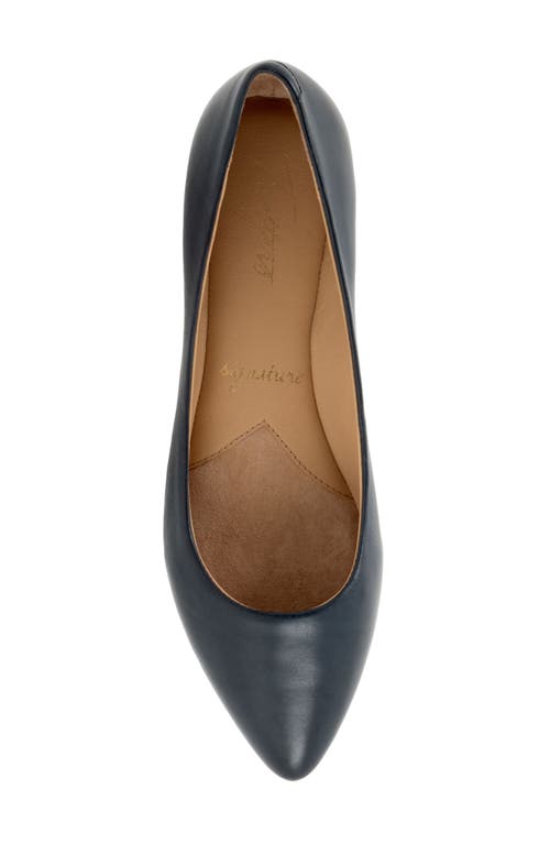 Shop Trotters Estee Ballet Flat In Navy