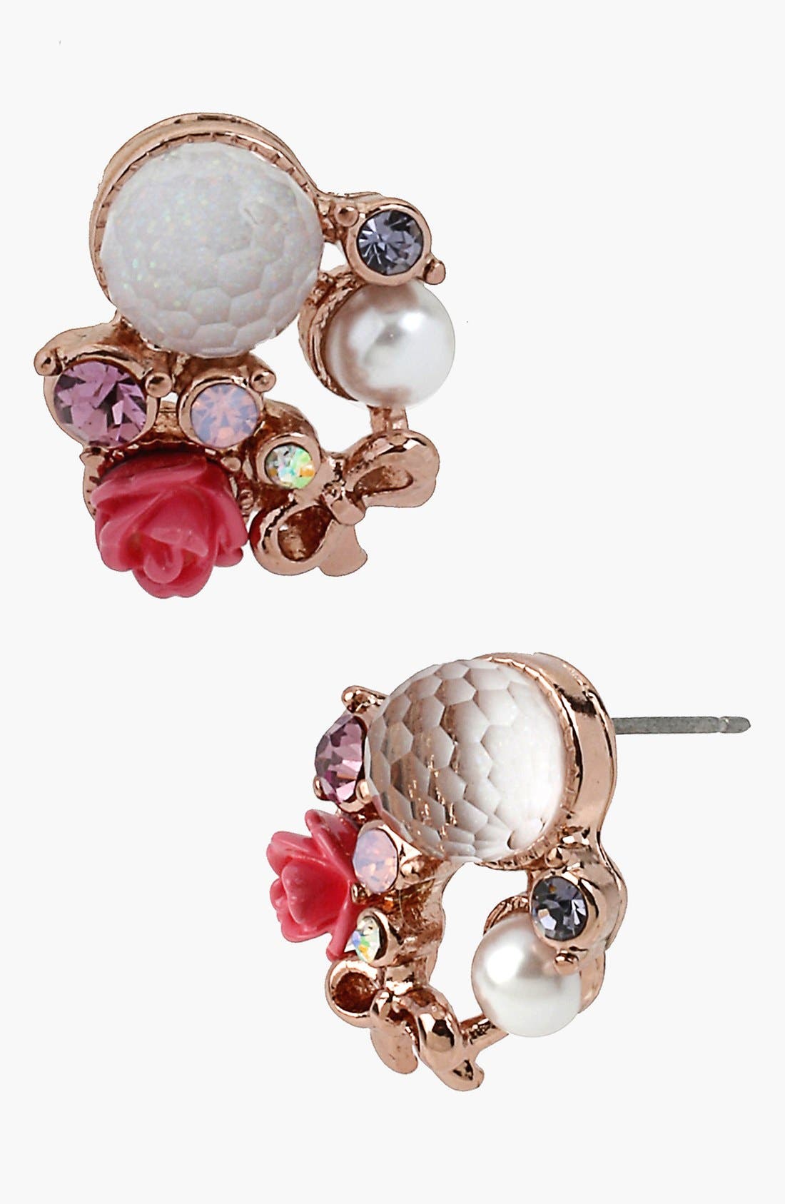 Betsey Johnson 'Vintage Bow' Cluster Stud Earrings | Nordstrom