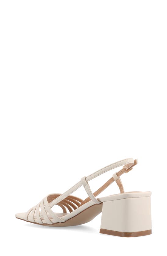 JOURNEE COLLECTION JOURNEE COLLECTION SHAYANA BLOCK HEEL SLINGBACK SANDAL