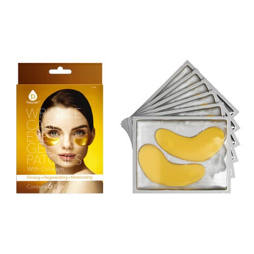 Pursonic Wrinkle Care Eye Gel Patches In Gold