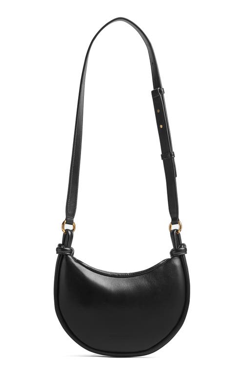 Shop Bottega Veneta Small Gemelli Intrecciato Leather Crossbody Bag In Black Brass