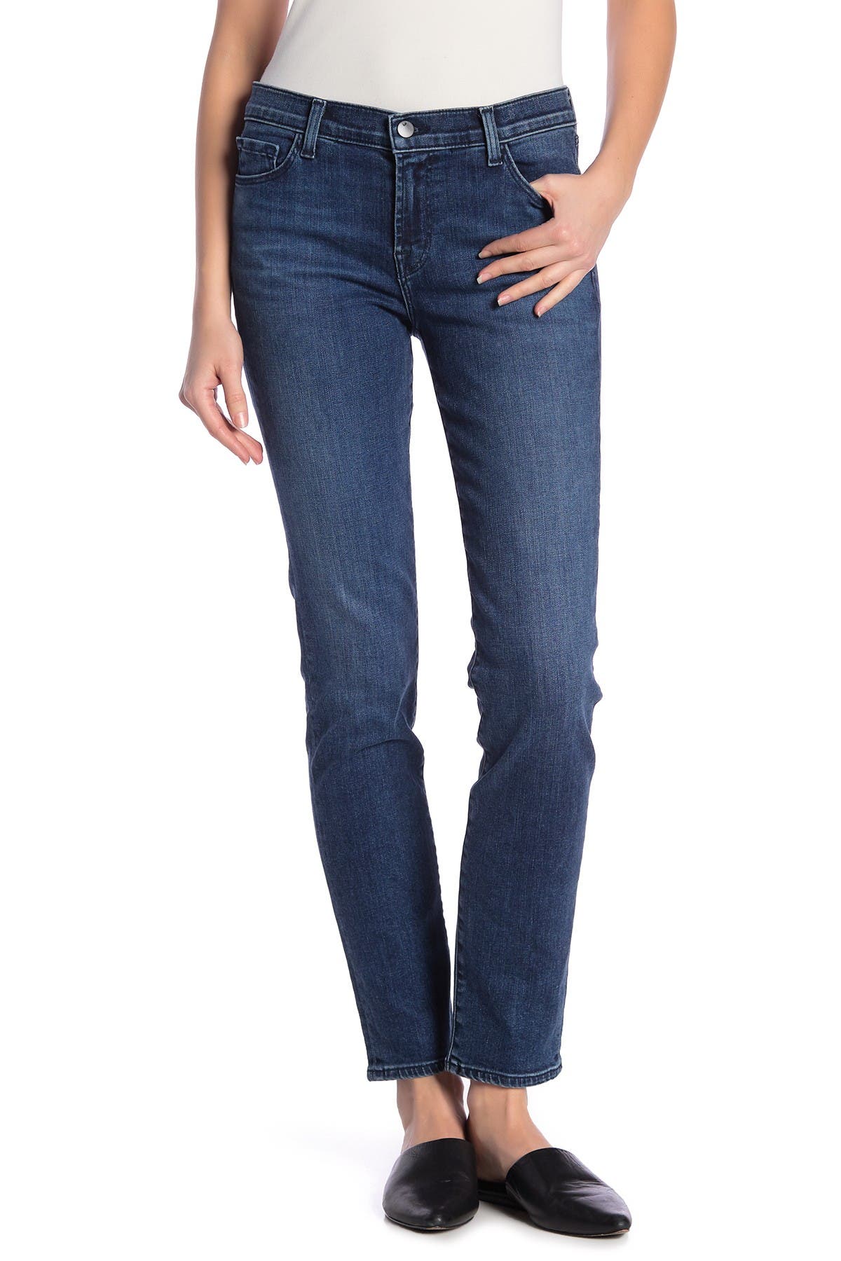J Brand | Maude Mid Rise Skinny Jeans 
