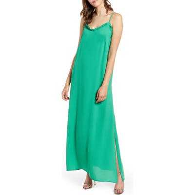 Halogen Camisole Maxi Dress, Green