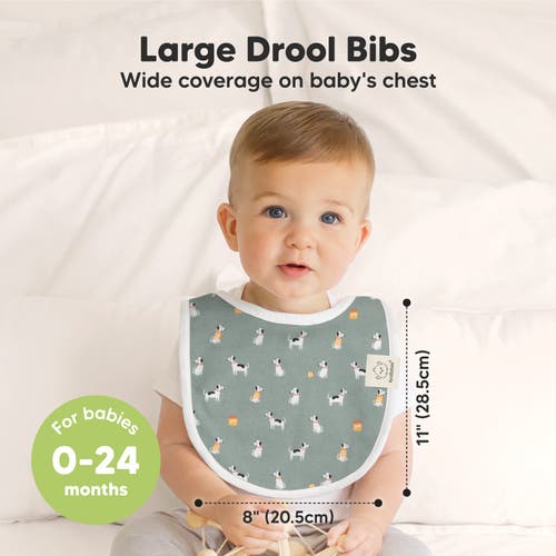 Shop Keababies 8-pack Baby Drool Bibs In Pets & Paws