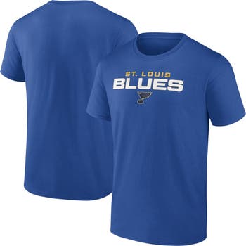 Men's Fanatics Branded Gold/Blue St. Louis Blues Bottle Rocket T-Shirt  Combo Pack