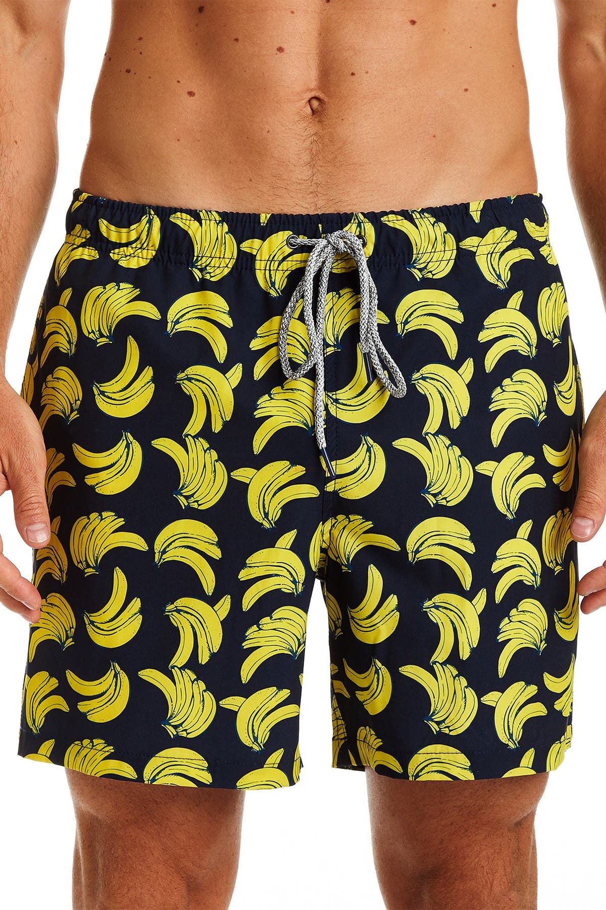 Rainforest Banana Split Swim Trunks In Mood Indigo | ModeSens