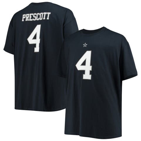 Men's Roger Staubach White Dallas Cowboys Name & Number T-Shirt