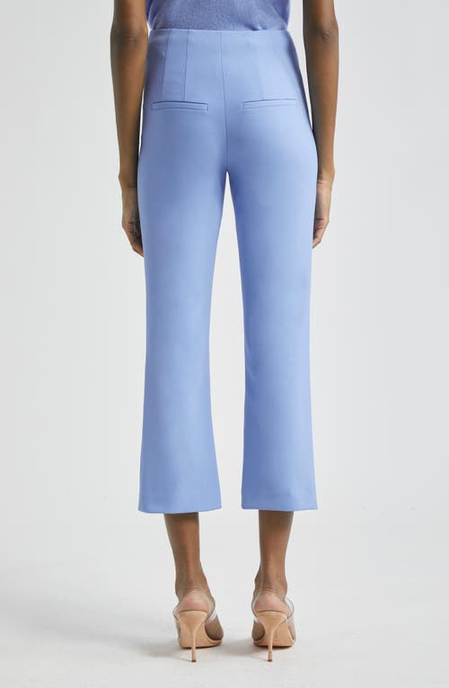 Shop Veronica Beard Jaya Stretch Crop Pants In Hydrangea