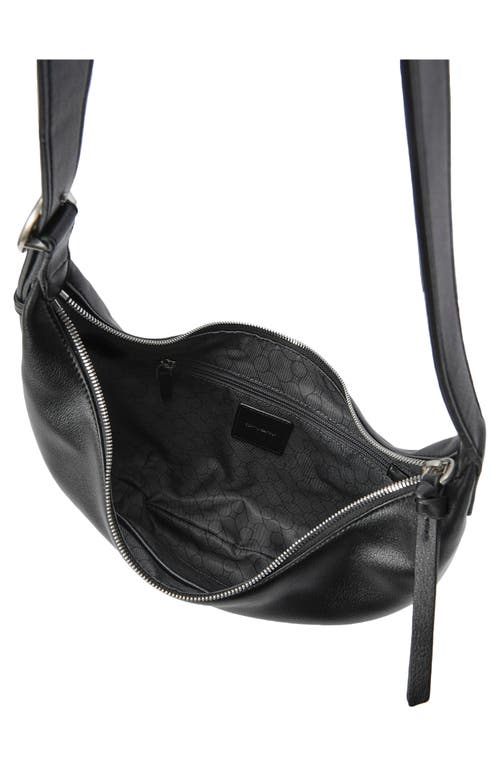 ORYANY ORYANY CRESCENT LEATHER SHOULDER BAG