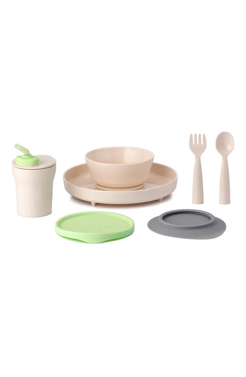 Miniware Little Foodie Dish Set in Vanilla/Keylime at Nordstrom