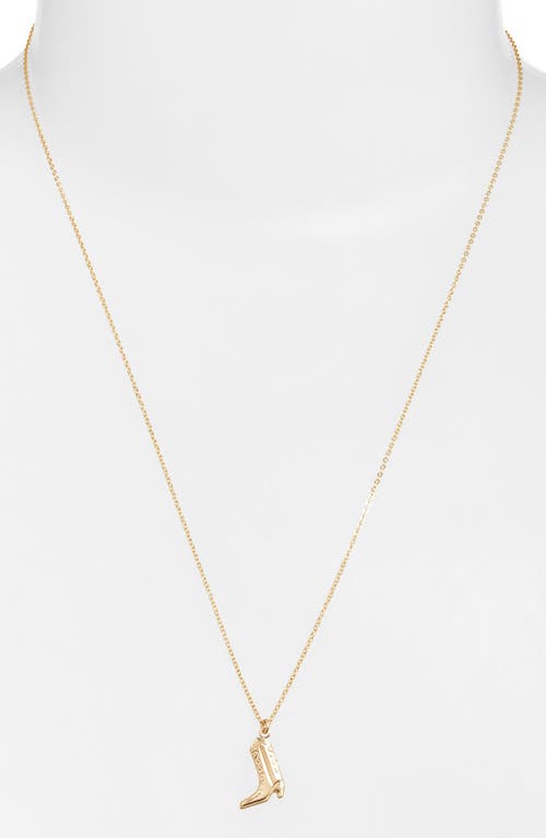 Set & Stones Houston Pendant Necklace In Gold