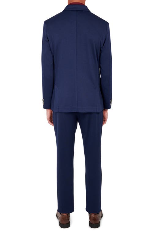 Brooklyn Brigade Slim Fit Performance Knit Sport Coat In River Blue