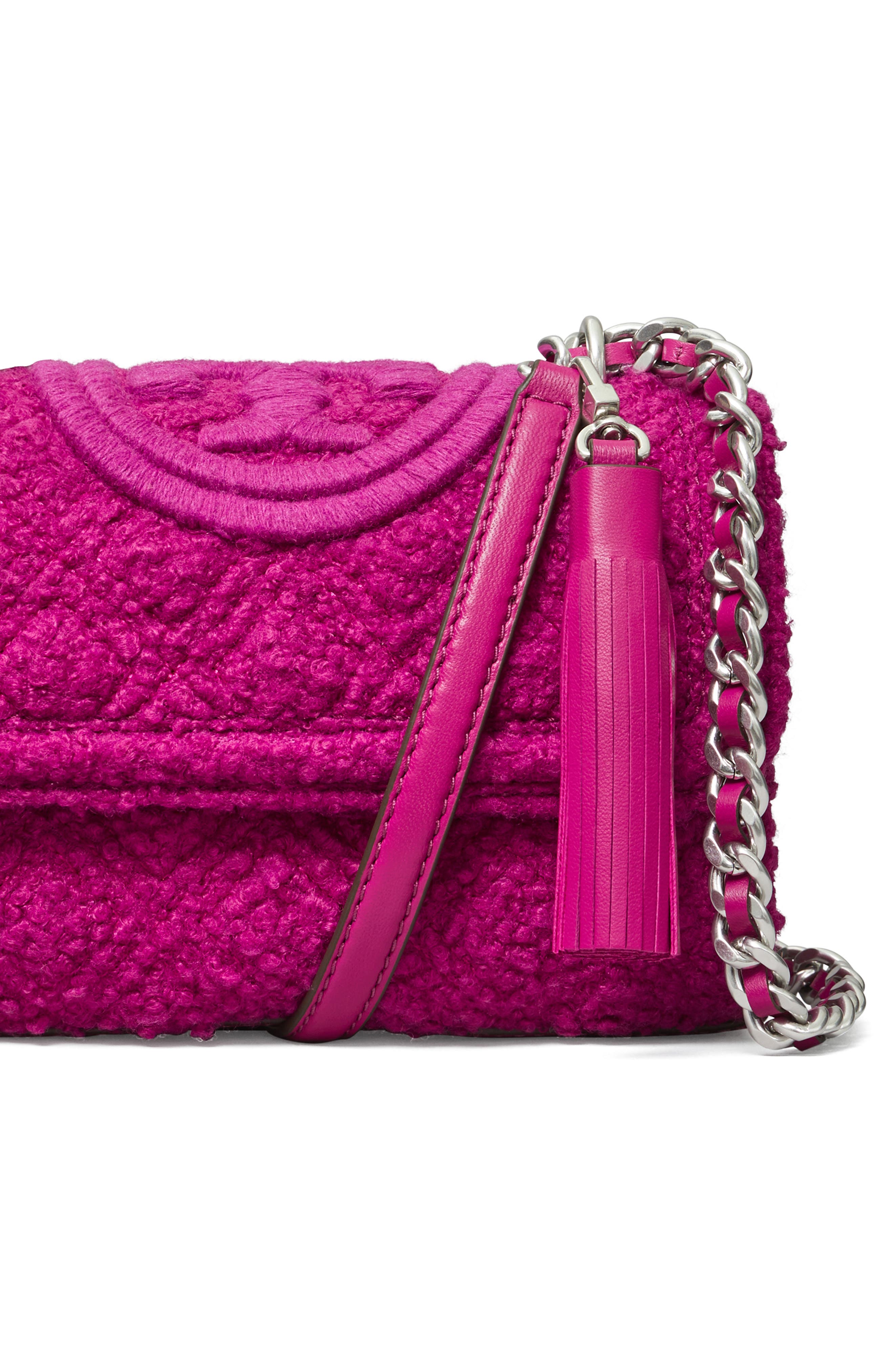 Tory Burch Fleming Soft Bouclé Small Convertible Shoulder Bag Nordstrom