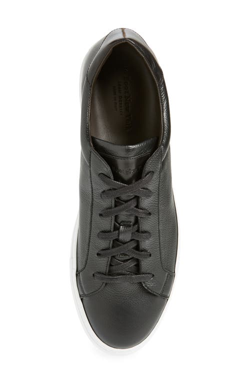 Shop To Boot New York Sierra Lace-up Sneaker In Black Pebbled Leather