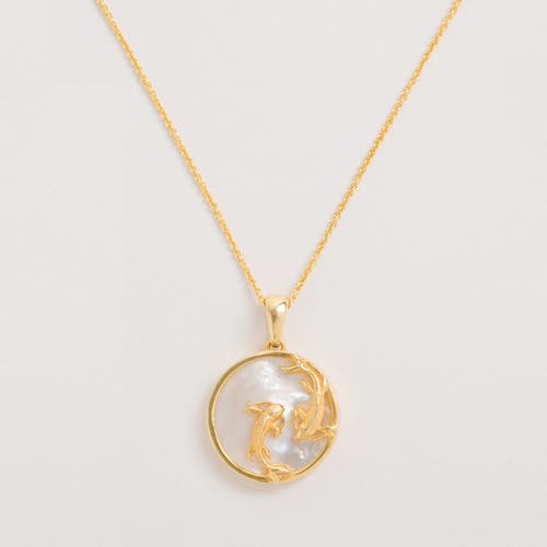 Freya Rose Zodiac Necklace In Pisces