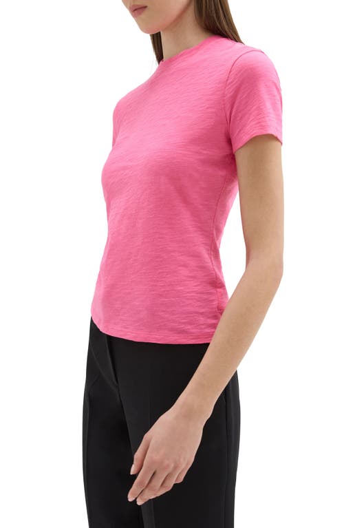 Shop Theory 2 Nebulous Organic Cotton Tiny Tee In Pink Azalea