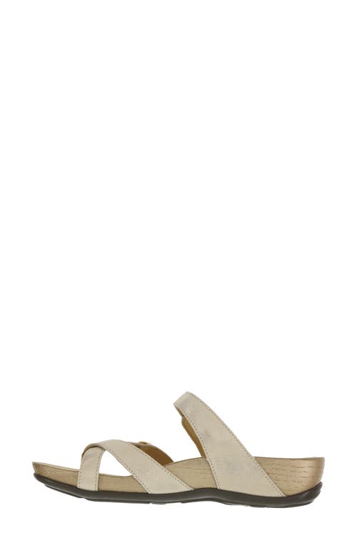 Sas Shelly Sandal In Soft Gold