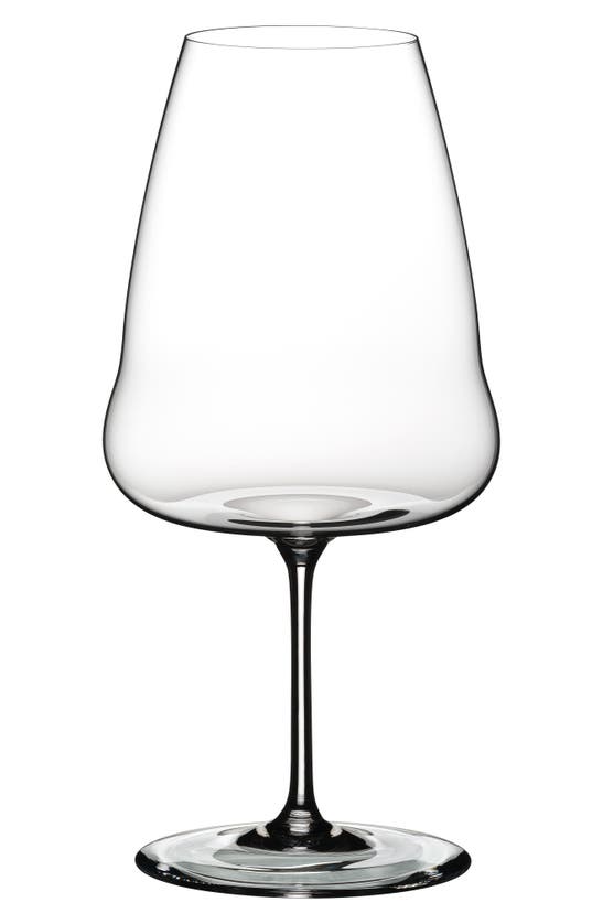 Shop Riedel Winewings Riesling Glass In Clear